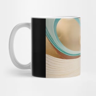 Abstract retro waves Mug